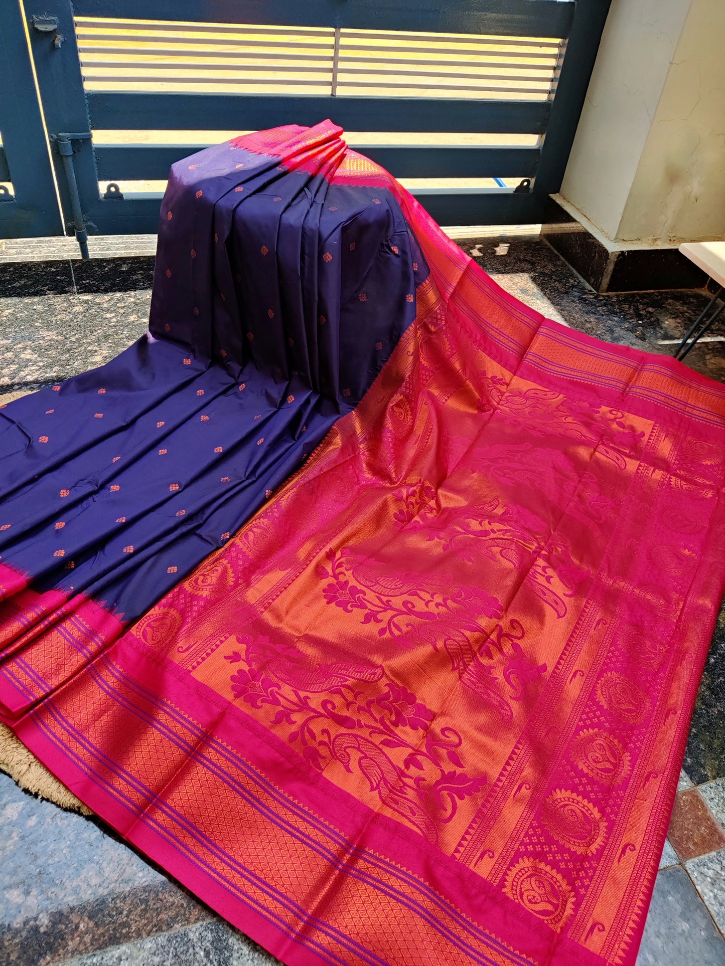 Semi Gadwal silk saree