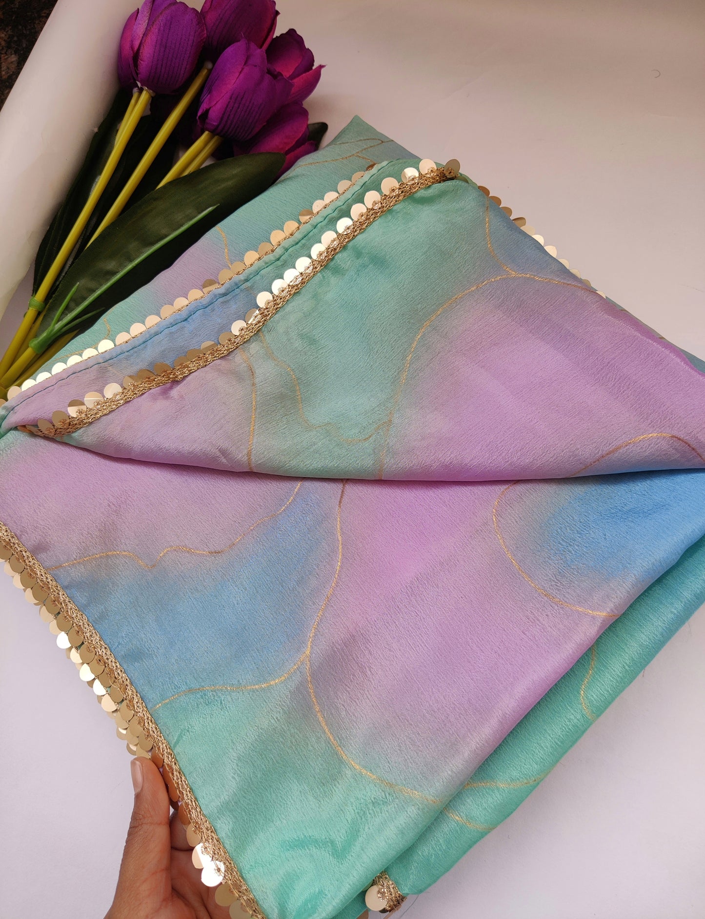 Chinon saree