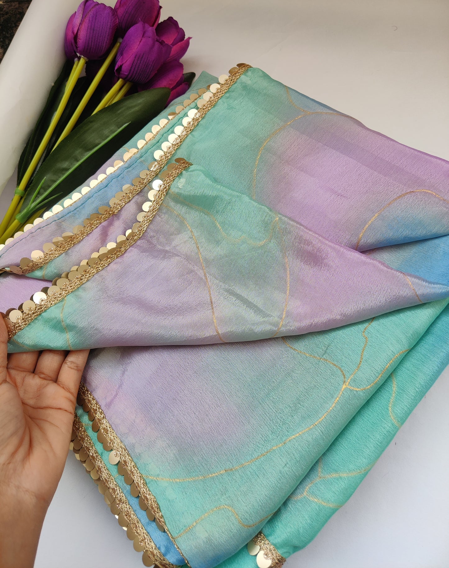 Chinon saree