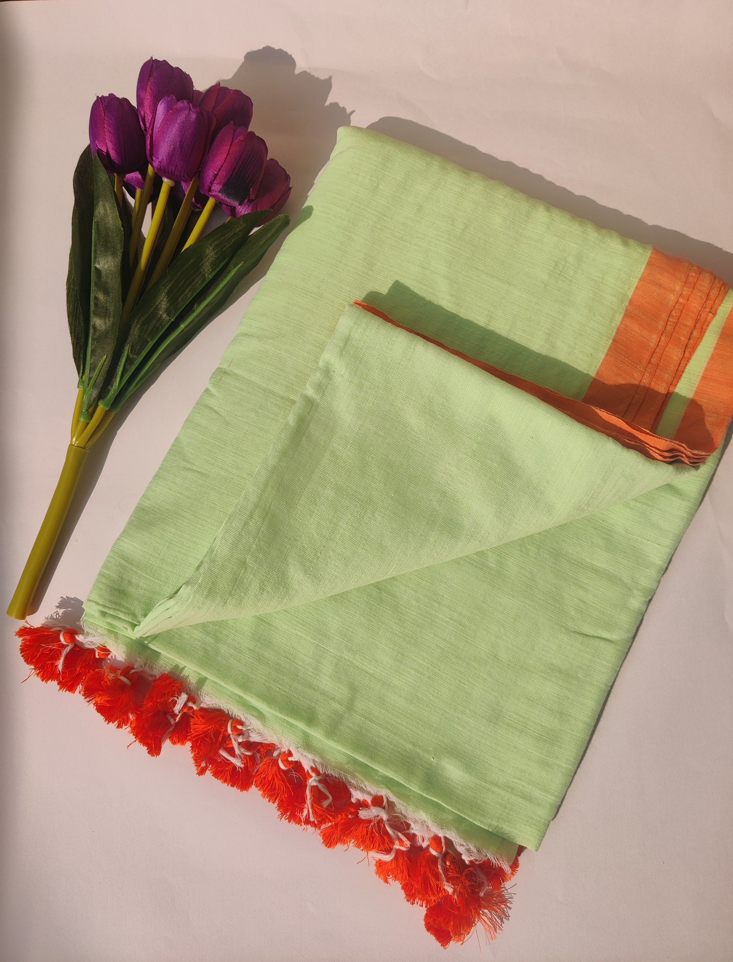 Pure mul cotton saree/Restocked/UGADI SALE/5% OFF