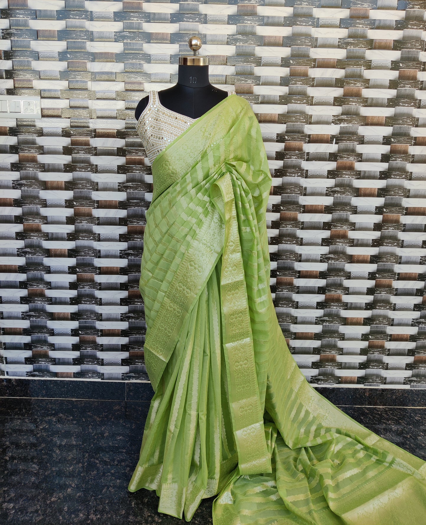 Banaras semi Georgette saree/New arrivals