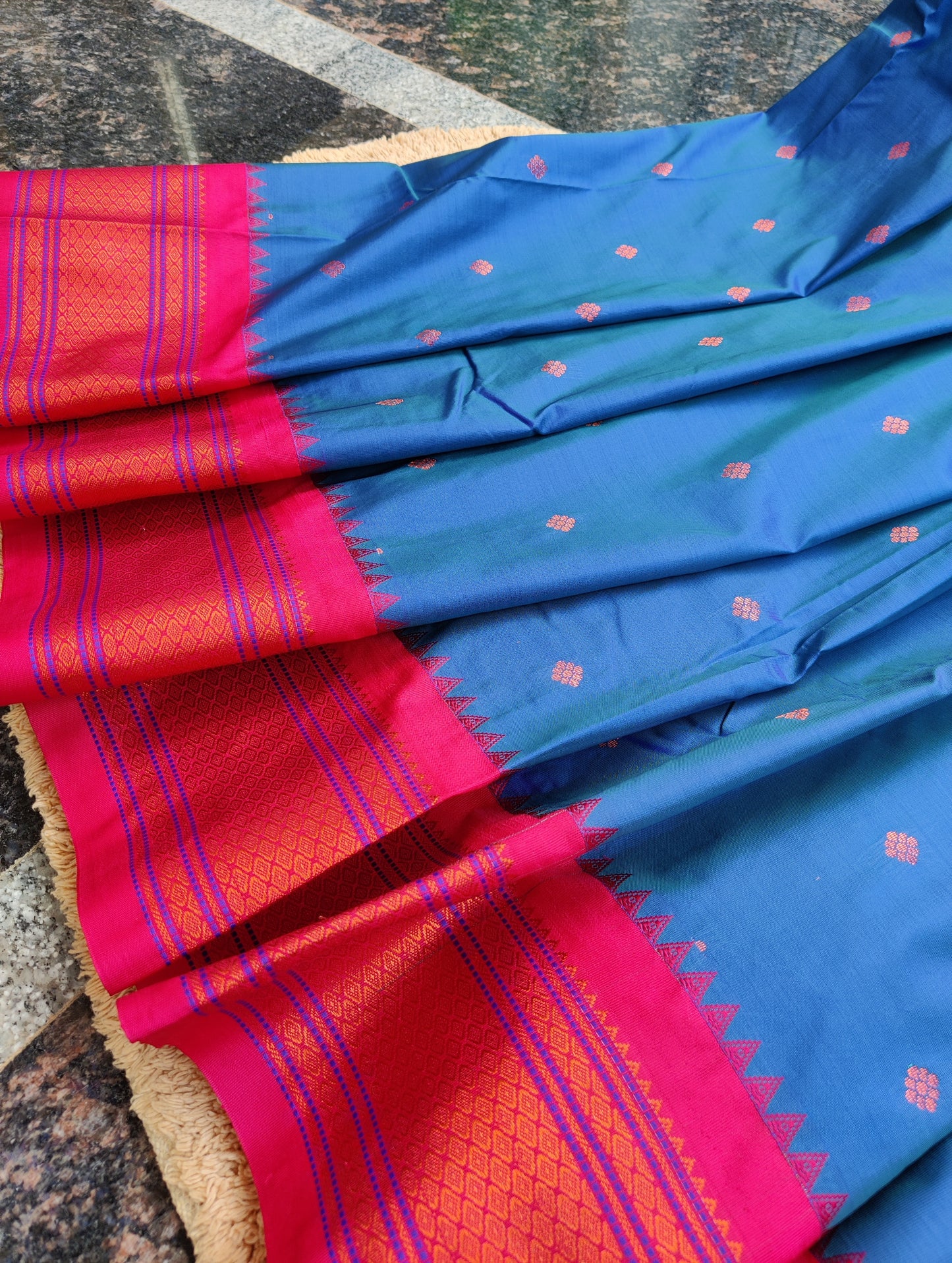 Semi Gadwal silk saree