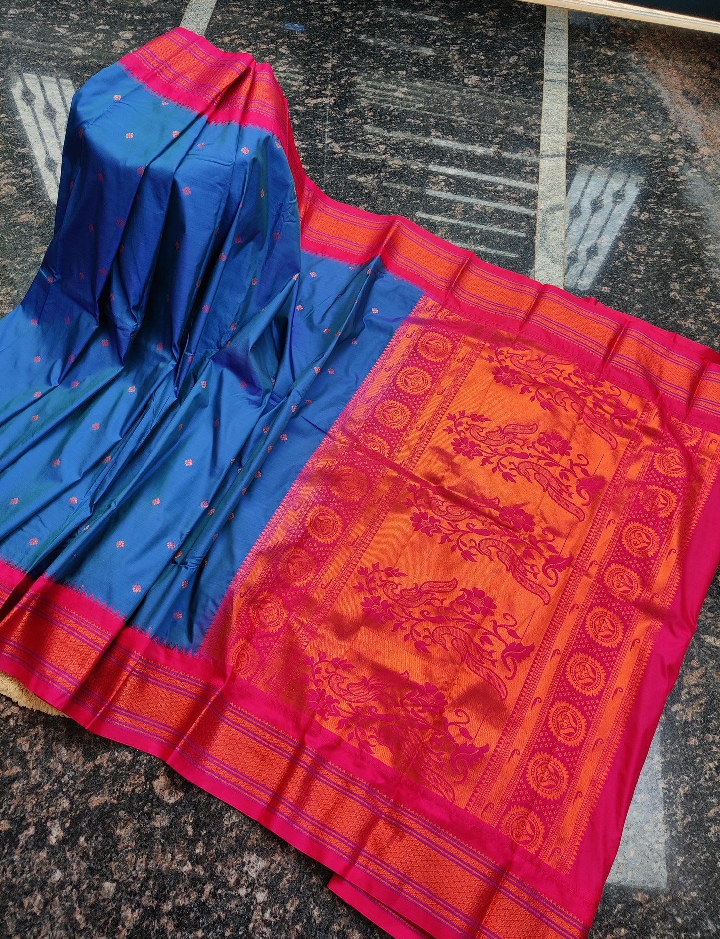 Semi Gadwal silk saree