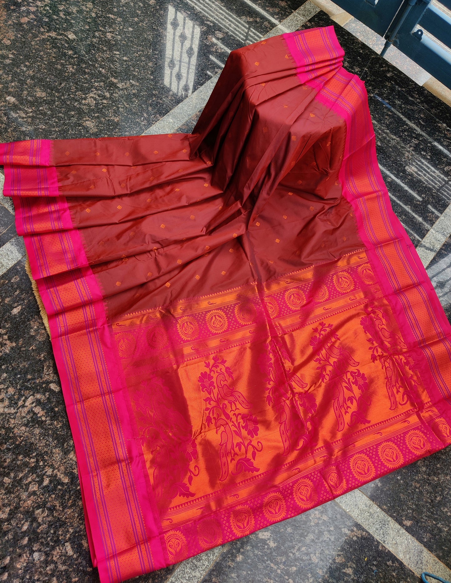 Semi Gadwal silk saree