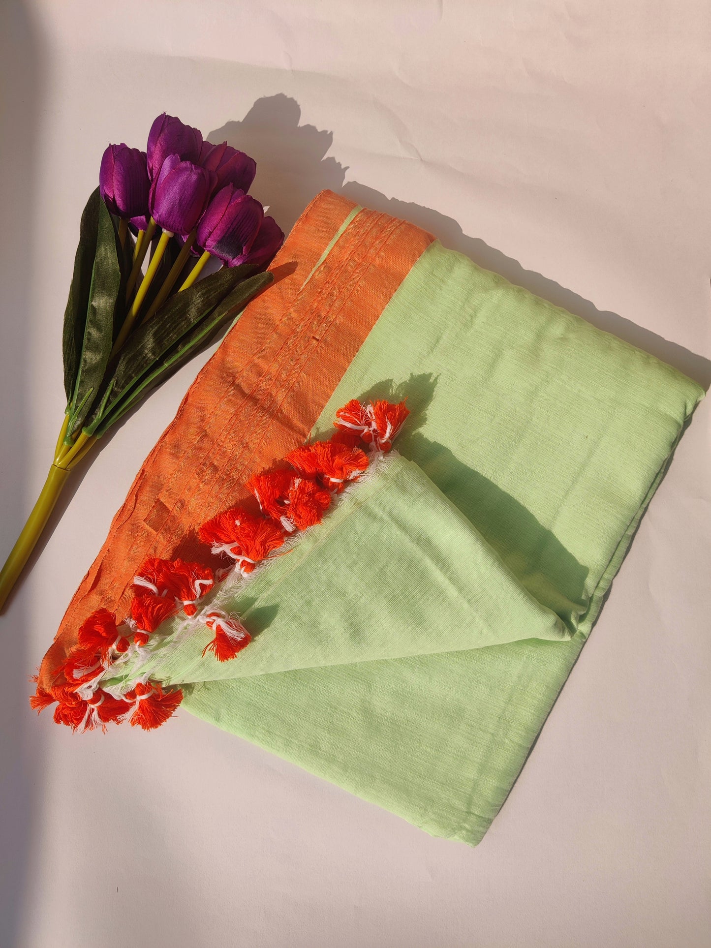 Pure mul cotton saree/Restocked/UGADI SALE/5% OFF