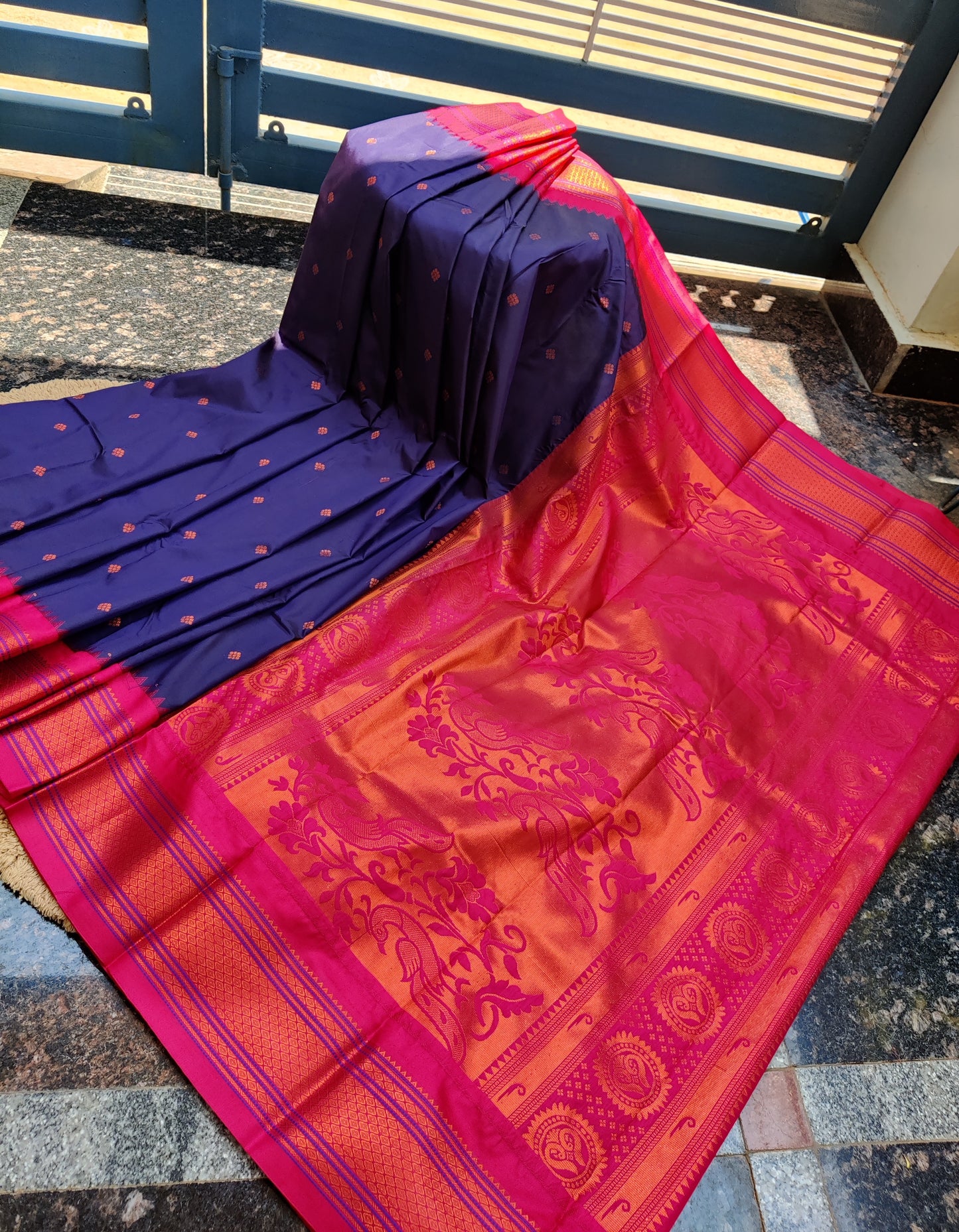 Semi Gadwal silk saree