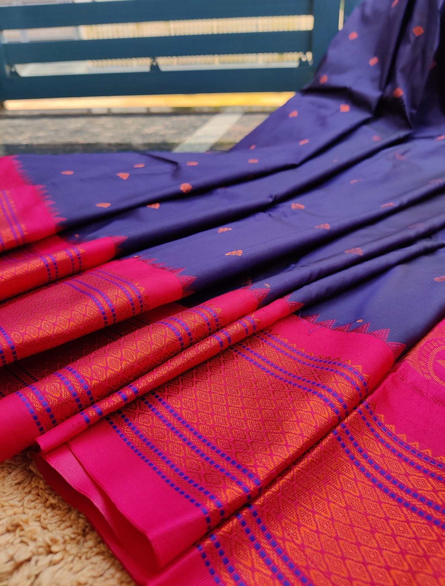 Semi Gadwal silk saree