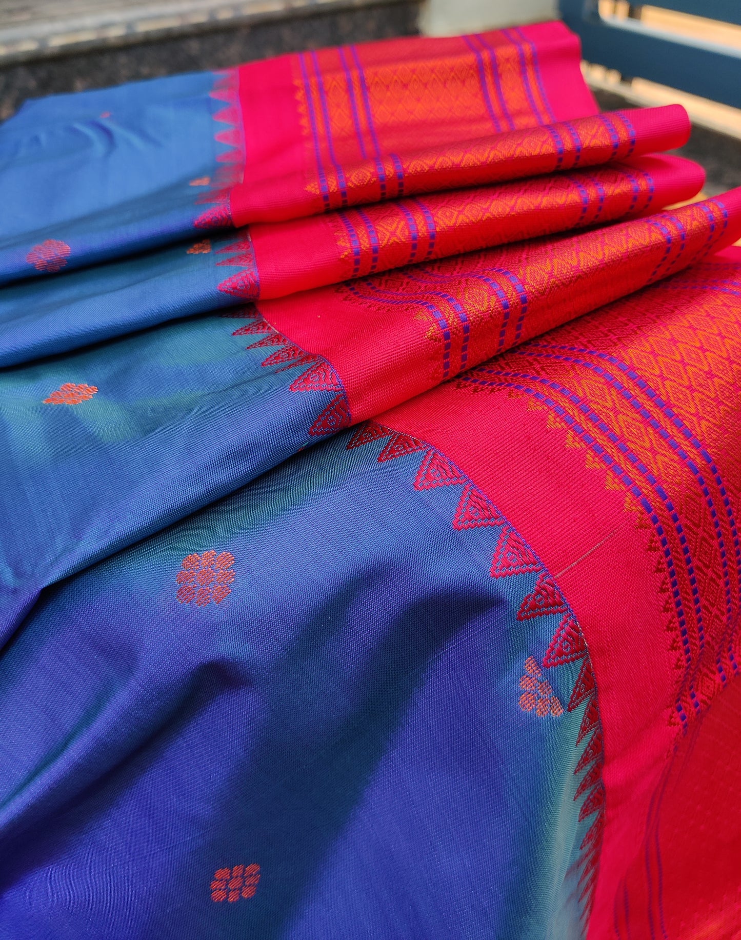 Semi Gadwal silk saree