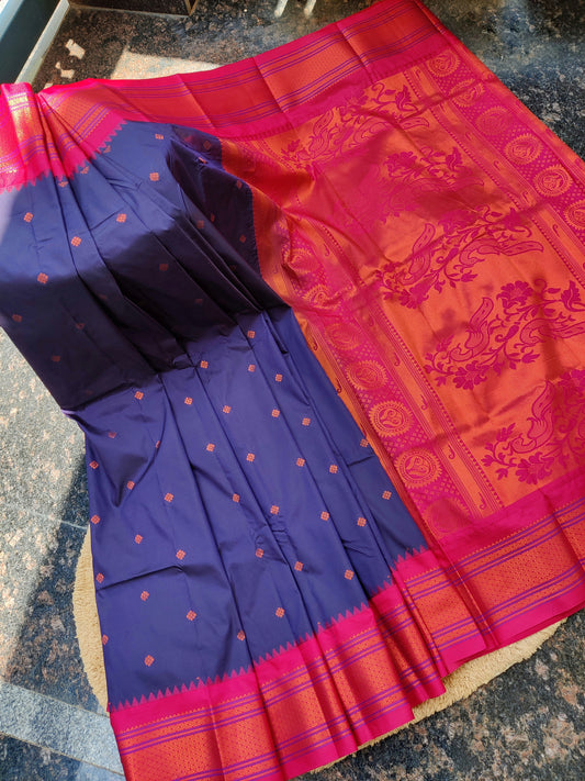 Semi Gadwal silk saree