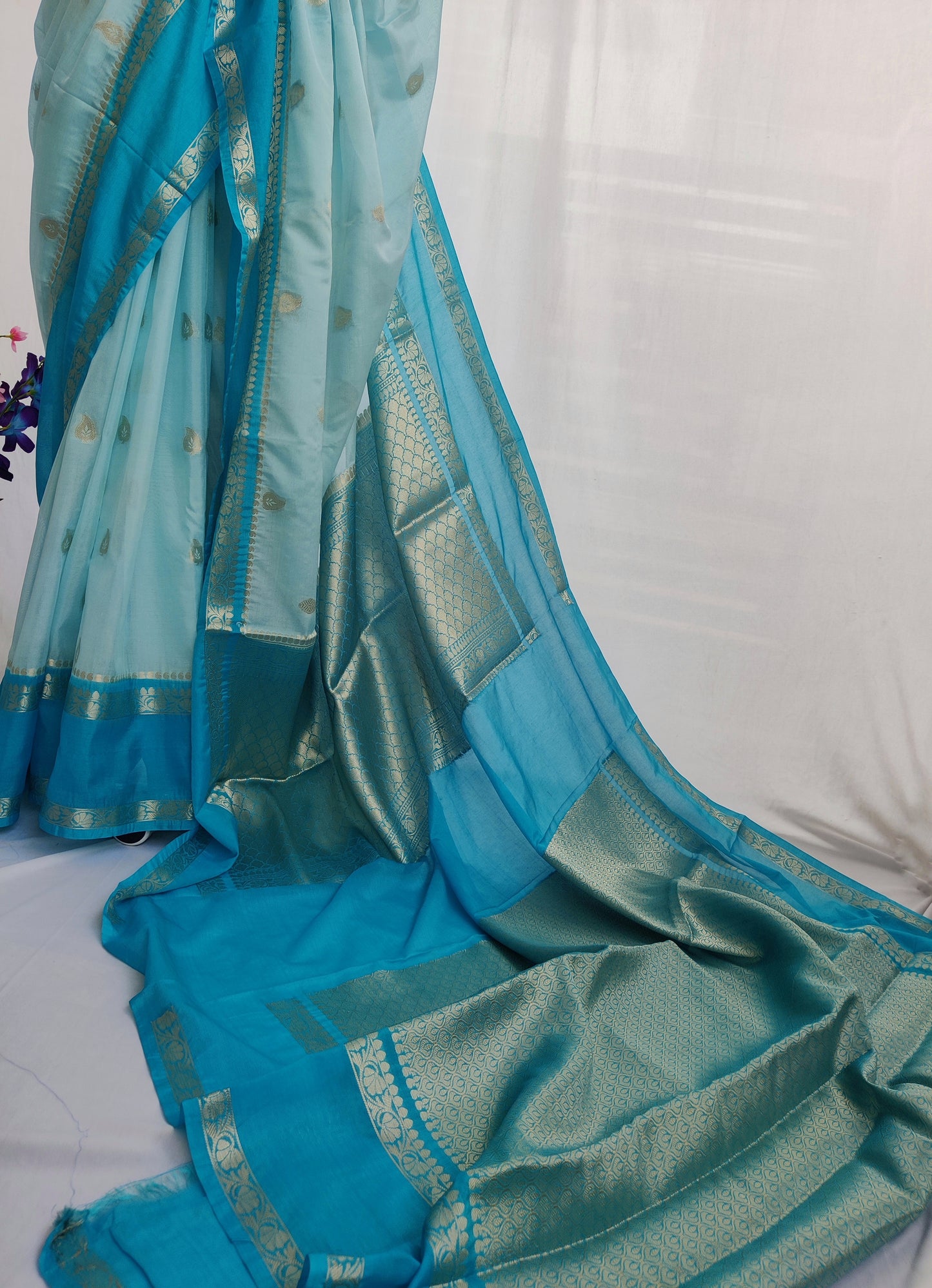 Banaras semi katan silk saree