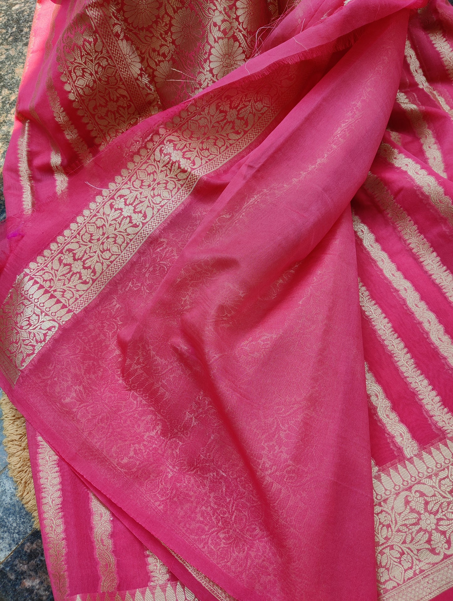 Banaras semi Georgette saree/New arrivals