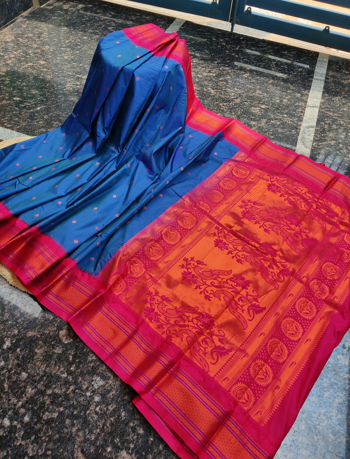 Semi Gadwal silk saree