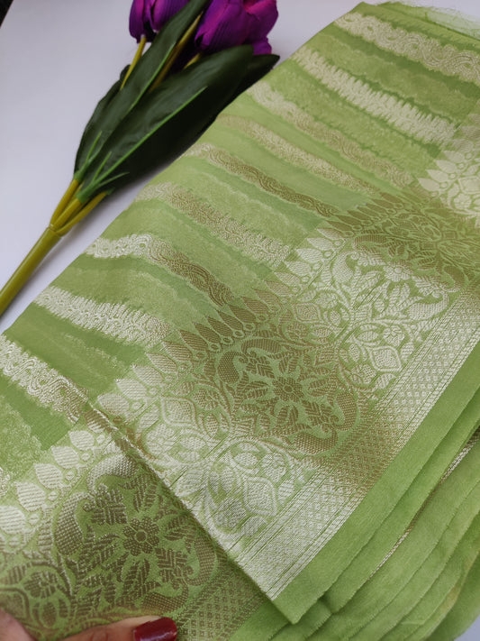 Banaras semi Georgette saree/New arrivals